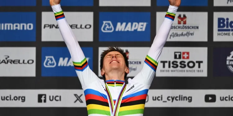 ‘It was a stupid move’ – Tadej Pogačar on how he won the World Championships