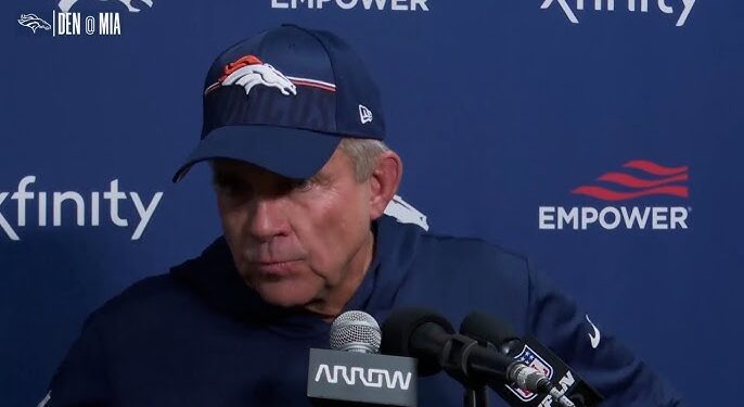 DEVASTATING NEWS: A few minutes ago, a press conference went wrong as Denver Broncos head coach Sean Payton interfered in manager’s…