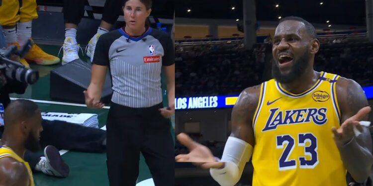 LeBron James Shocked After Receiving Technical Foul for Clapping Hands in…