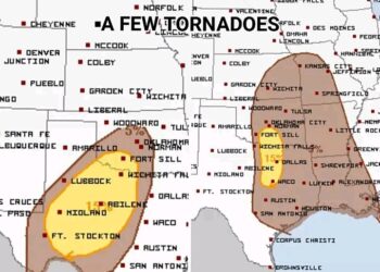Severe Storms Threaten Texas Tonight: Tornadoes, Hail, and Damaging Winds Possible