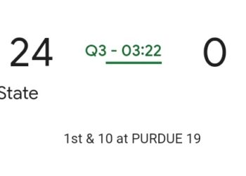 Ohio State vs Purdue went so well as….