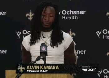 A MOMENT OF SADNESS: Saints’ incredible RB Alvin kamara (AK 41) broke down in tears in a recent interview as he publicly discussed his personal life challenges. according to the report,he emphasized most directly on… read more