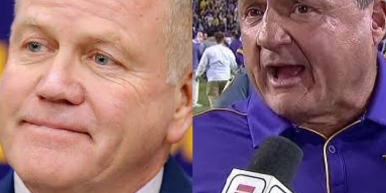 ESPN REPORT: Edward James Orgeron Jr sent a pleading text message to the LSU Tigers Football president, expressing his desire to join the team as an offensive analyst alongside Brian Kelly with the ambition of winning the Super Bowl…see more