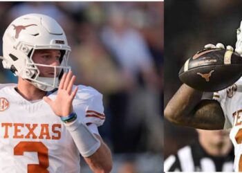 ESPN: SEC hands 2-game suspension to Longhorns’ QB Quinn Ewers and RB Jaydon Blue for alleged use of…..