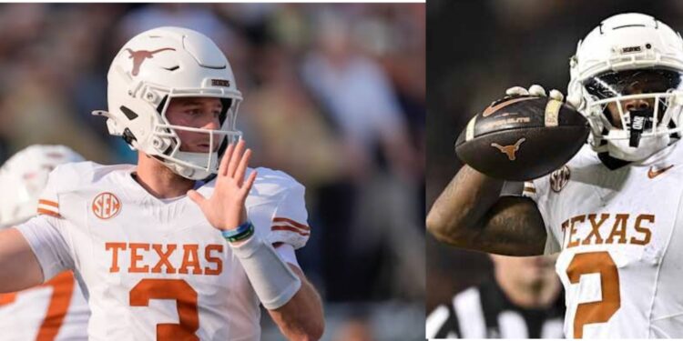 ESPN: SEC hands 2-game suspension to Longhorns’ QB Quinn Ewers and RB Jaydon Blue for alleged use of…..
