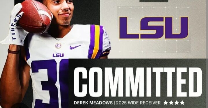Commitment Secured: Bishop Gorman’s Derek Meadows Chooses LSU Tigers