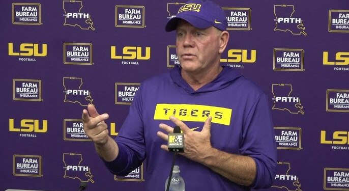 Shocking Announcement: LSU TIGERS Football Head Coach Brian Kelly Reveals that he may…. read more