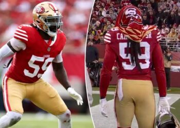 Breaking: San Francisco 49ers LB DeVondre Campbell pulled himself out of the Thursday Night game against the Los Angeles Rams in the third quarter because he didn’t feel like playing anymore… here’s why