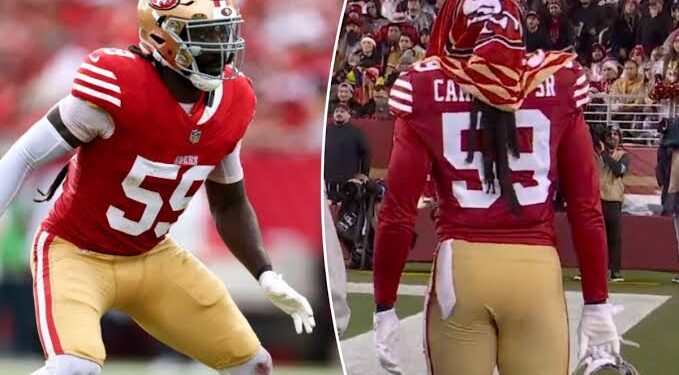 Breaking: San Francisco 49ers LB DeVondre Campbell pulled himself out of the Thursday Night game against the Los Angeles Rams in the third quarter because he didn’t feel like playing anymore… here’s why