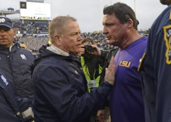 ESPN: This might be the end for Coach Brian Kelly as Edward James Orgeron Jr’s returning back to the team remains uncertain for LSU Tigers; According to…read –