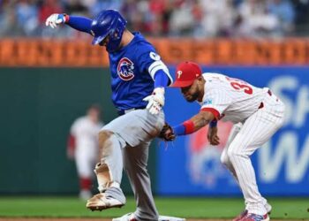 The Philadelphia Phillies have acquired an $85 million slugger from the Cubs in a three-player trade.