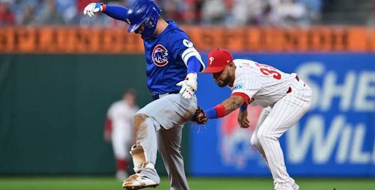 The Philadelphia Phillies have acquired an $85 million slugger from the Cubs in a three-player trade.