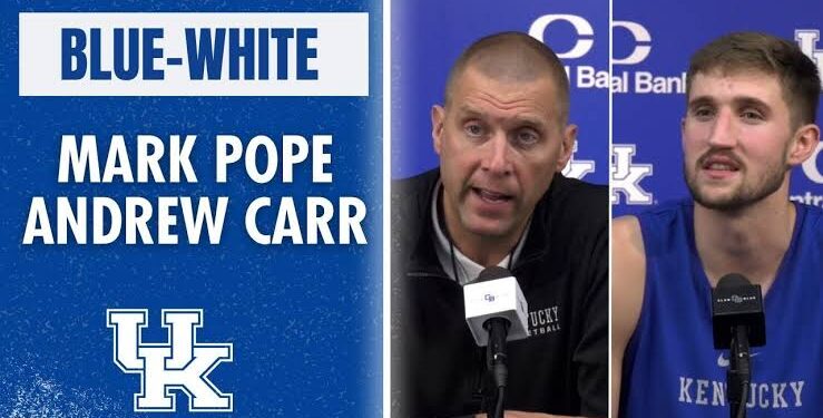Andrew Carr Broke HC Mark Pope’s Heart and the entire Kentucky wildcats basketball today  as he announced that he will No longer Continue…. Read More