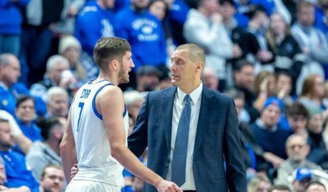 Andrew Carr is a class act: approaches Mark Pope talk after the wildcats win over the MS state… read more