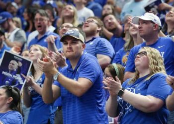 ACCORDING TO ESPN REPORT: Kentucky Wildcats Mark Pope band University Marching Band, renowned as “Mark Pope band”Kentucky wildcats, has been selected to perform at the halftime show of …….see more