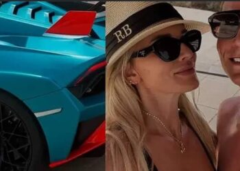 Van der Poel in stijl: nieuwe luxewagen en stralende Roxanne