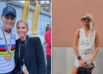 Mathieu van der Poel verrast Roxanne Bertels met ontroerende boodschap en speciaal cadeau op hun vierjarig jubileum