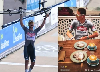 De lente ligt achter hem, de blik op de zomer: Van der Poel traint hard in Spanje voor de Tour en het WK Mountainbike.Volledige details hieronder⬇️