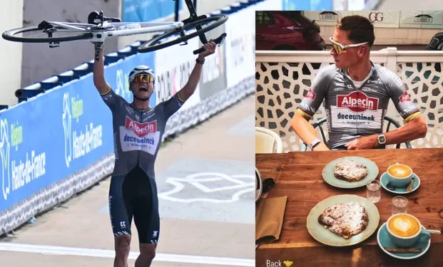 De lente ligt achter hem, de blik op de zomer: Van der Poel traint hard in Spanje voor de Tour en het WK Mountainbike.Volledige details hieronder⬇️