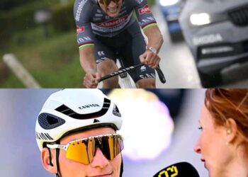 Gebroken pols houdt hem niet tegen: Mathieu van der Poel start zondag in de Dauphiné “Ik ben hier niet om in het peloton te zitten. Als ik koers, dan koers ik.”