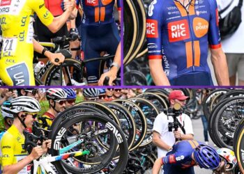 Afscheid van een icoon 👏 Romain Bardet geëerd door collega-wielrenners op laatste dag van zijn wielercarrière