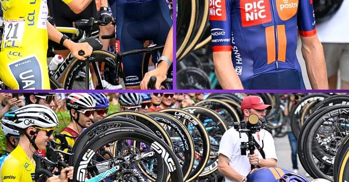 Afscheid van een icoon 👏 Romain Bardet geëerd door collega-wielrenners op laatste dag van zijn wielercarrière