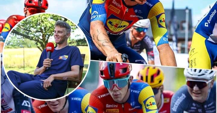 “Niet hier om te genieten, maar om te presteren”: Thibau Nys maakt zijn debuut in de Tour de France met twijfels en vastberadenheid