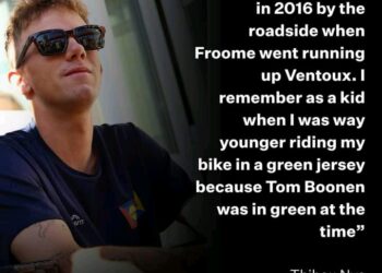 Thibau Nys gedraagt ​​zich als een toekomstige superster. Twee dagen voor zijn debuut in de Tour de France spreekt de 22-jarige Belgische renner de media toe met een natuurlijke bravoure. …..