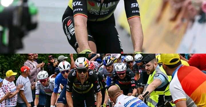 “Ik had er de benen niet voor”: Wout van Aert voldoet niet aan de verwachtingen van het team, maar vindt troost in de aanwezigheid van zijn familie tijdens de Tour de France