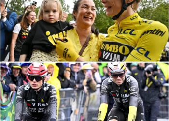 “Het team moet zich richten op het winnen van de Tour en niets anders”: Jonas Vingegaards vrouw scherp over Van Aerts vrije rol