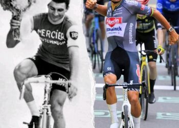 Soms moet het gewoon zo zijn. 51 jaar na Raymond Poulidors laatste etappezege in de Tour de France behaalde zijn kleinzoon Mathieu van der Poel vandaag zijn tweede etappezege. De nalatenschap blijft levend! 💛