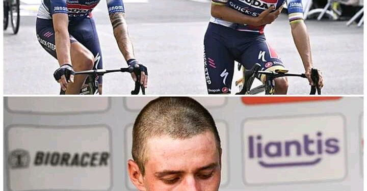Evenepoel krijgt forse boete na onnodig gebaar in Tour de France