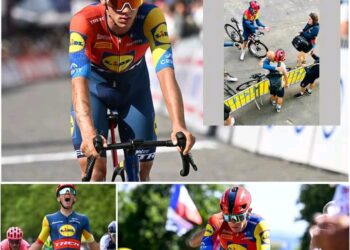 Sven Nys bemoedigt zoon Thibau na moeizame start van de Tour: “Je kunt altijd op me rekenen”