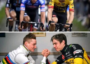 Strijd eindigt in vrede: Van Aert en Van der Poel tonen ware klasse 😍