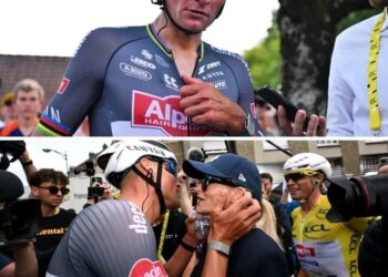 De opmerkelijke actie van Mathieu van der Poel is het gesprek van de dag in de Tour de France: ‘Dan ben je zo groot’😍