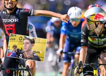 Wout van Aert verrast na bizarre eindsprint om de derde plaats – “Ik voelde me halverwege niet zo goed.”