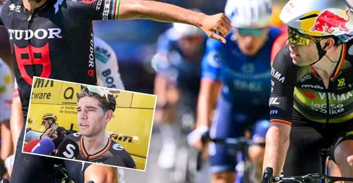 Wout van Aert verrast na bizarre eindsprint om de derde plaats – “Ik voelde me halverwege niet zo goed.”