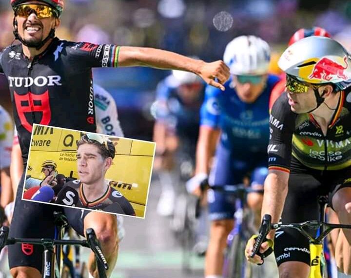 Wout van Aert verrast na bizarre eindsprint om de derde plaats – “Ik voelde me halverwege niet zo goed.”