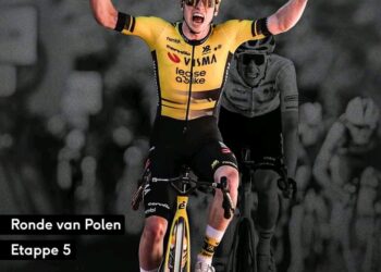 Met een krachtige eindsprint: Visma-talent Matthew Brennan verbijstert iedereen in de Ronde van Polen!