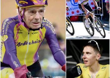 💖🚴‍♂️ 105 YEARS OLD & THE MOMENT THAT MADE THE WORLD HOLD OUT: Robert Marchand cycles 14 miles in an hour, shattering an impossible record — What he said next brought tears to Tadej Pogačar’s eyes and he admits it changed the way he looks at every race…