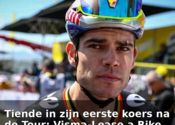 Tiende in zijn eerste wedstrijd na de Tour: Visma–Lease a Bike is eerlijk over Van Aert