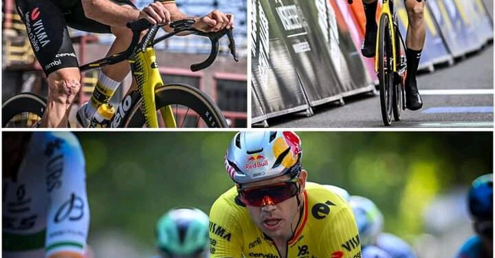 “Het heeft mijn zelfvertrouwen wel aangetast”: Van Aert vloekt na crash tijdens verkenning, maar stelt gerust na vijfde plaats in proloog