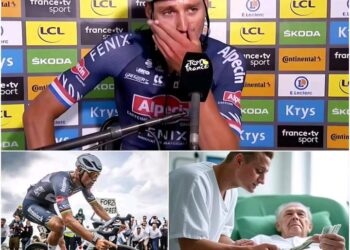 –  💔 DROEVIG NIEUWS: De verwoestende longaandoening van Mathieu van der Poel leidt tot emotioneel gebaar terwijl hij zijn geliefde racefiets voor een goed doel verkoopt