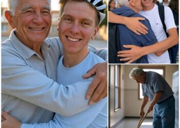 💔 Ganljiva gesta Tadeja Pogačarja: Spreminjanje življenja njegovega 79-letnega nekdanjega šolskega hišnika