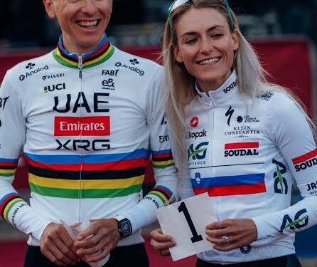 »Moja sreča je, da me spremlja na vsaki poti.« – Tadej Pogačar