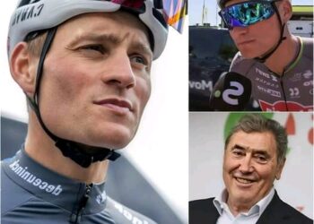 EEN ONGELOOFLIJK GEBAAR: Nederlands kampioen Mathieu van der Poel uitte plotseling zijn dankbaarheid aan twee levende wielerlegendes, Eddy Merckx en Peter Sagan, die hem troostende en bemoedigende woorden stuurden terwijl hij tijdens de Tour met een longontsteking kampte. De reactie van deze twee iconen vervulde Van der Poel met vreugde.