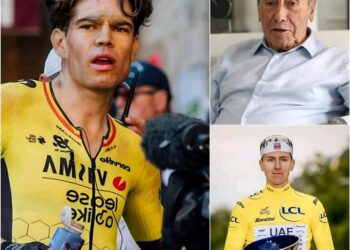 DROEVIG NIEUWS: Wout Van Aert uit teleurstelling nadat Eddy Merckx Tadej Pogačar tot opvolger uitroept