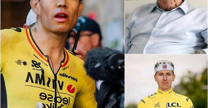 DROEVIG NIEUWS: Wout Van Aert uit teleurstelling nadat Eddy Merckx Tadej Pogačar tot opvolger uitroept