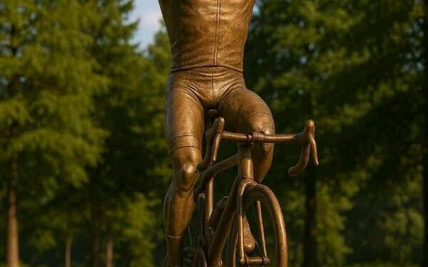 🚨 NOVICA: V Komendi v Sloveniji odkrili velikanski živi bronasti kip Tadeja Pogačarja 🇸🇮 – Spomenik njegovemu duhu, zapuščini in človečnosti 🥰😍