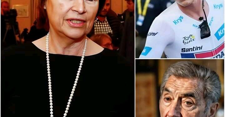 🚨 NIEUWS: Claudine Acou, de vrouw van Eddy Merckx, roept fans op Remco Evenepoel te boycotten — De ware reden maakte iedereen sprakeloos! 😱🇧🇪